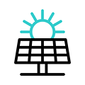 Solar Hybrid Icon